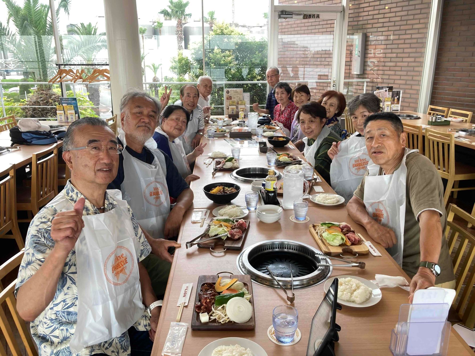 サッポロビール千葉ビール園でのランチ風景